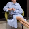 Túi đeo vai Alva Quilted Braided-Strap - Đen